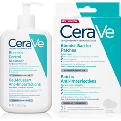 CeraVe Blemish Control Barrier Patches 22τμχ + Control Gel 473ml
