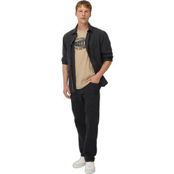 Camel Active Ανδρικό Παντελόνι Ελαστικό Relaxed Εφαρμογή Μαύρο C262-488X49-8F95