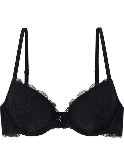 Emporio Armani Σουτιέν για Βαθύ Ντεκολτέ Push Up με Μπανέλα Μαύρο EW000446AF25576-UC001