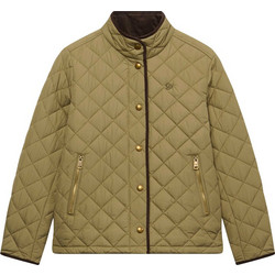 Superdry Γυναικείο Μπουφάν Καπιτονέ Μακρύ Χακί W5012040A-NY8