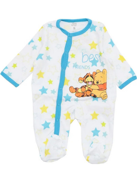 Disney Pooh Best Friends Φορμάκι Μακρυμάνικo για Αγόρι Λευκό Μπλε 8030254