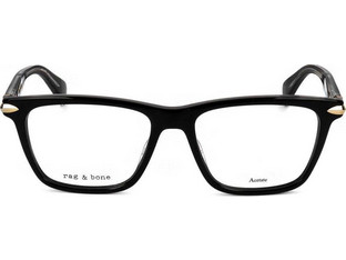 Rag & Bone RNB3043 807 Ανδρικός Σκελετός Γυαλιών Οράσεως Κοκάλινος Μαύρος