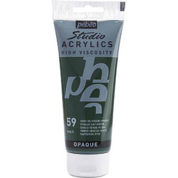 Pebeo Studio Acrylics 59 Opaque Sap Green Ακρυλικό Χρώμα Ζωγραφικής 100ml