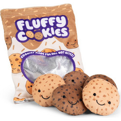Keycraft Fluffy Cookies Mini Squishy Καφέ