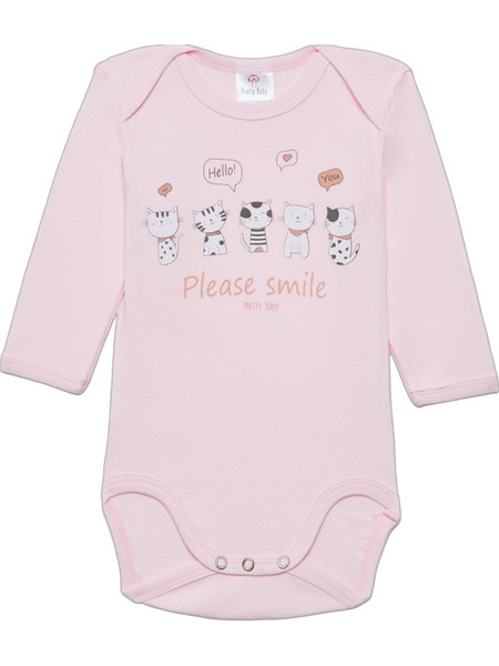 Pretty Baby Winter Φορμάκι Εσώρουχο Μακρυμάνικo για Κορίτσι Ροζ 35168-1-625