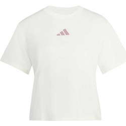 Adidas Γυναικείο Αθλητικό T-Shirt Εκρού KQ9859