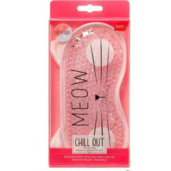 Legami Milano Cat Μάσκα Ύπνου Gel Ροζ Μαύρη