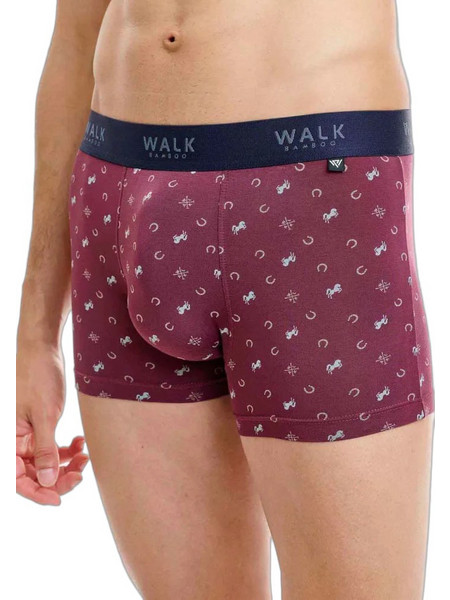 Walk Ανδρικό Μποξεράκι Μπορντό W1770-83