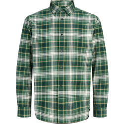 Jack & Jones Ανδρικό Πουκάμισο Βαμβακερό Μακρυμάνικο Πράσινο 12302700