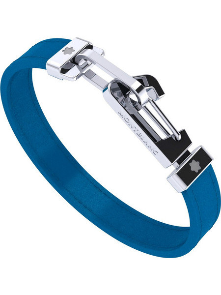 Montblanc Ανδρικό Βραχιόλι Χειροπέδα από Δέρμα MB12382363