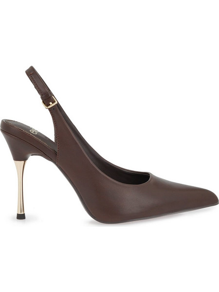 Exe Γόβες Slingback με Τακούνι Στιλέτο Σοκολατί X47001015-501