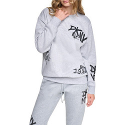 DKNY Γυναικείο Φούτερ με Κουκούλα Γκρι DP6T1845-PLG