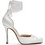 Steve Madden Γόβες με Τακούνι Στιλέτο με Λουράκι & Φιόγκο Λευκές SH1100555504