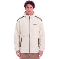 Emerson Ανδρική Ζακέτα Fleece με Κουκούλα και Φερμουάρ Μπεζ 262.EM290.43