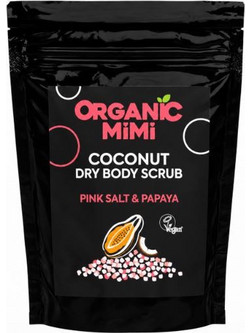 Organic Mimi Coconut Pink Salt & Papaya Dry Scrub Σώματος 150gr