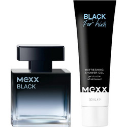 Mexx Black For Him Eau de Toilette 30ml + Shower Gel 50ml