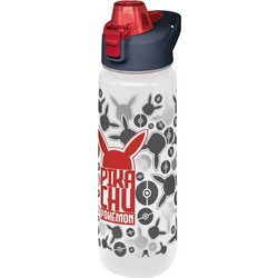 Stor Pokemon Pikachu Παιδικό Παγούρι Πλαστικό BPA Free Διαφανές Μαύρο Κόκκινο 1075ml