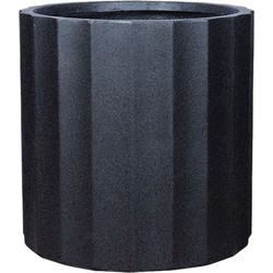 MarHome Fiber Clay Large Κασπώ Μαύρο 55x55cm