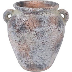 Estheti Κασπώ Τσιμεντένιο Γκρι Καφέ 24.5x21cm 2τμχ 752-18059