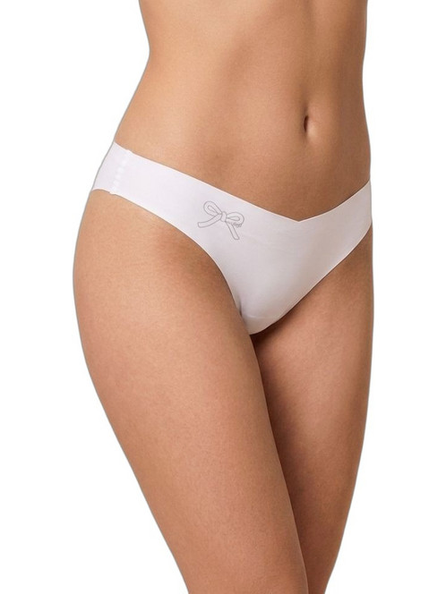 Sloggi Touch It Γυναικείο String χωρίς Ραφές Λευκό 10073919-0003