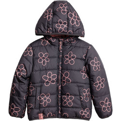 Funky Παιδικό Μπουφάν Χειμωνιάτικο Puffer Γκρι Ροζ 227-718112-1