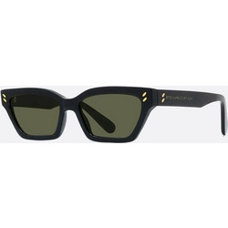 Stella McCartney SC40067I-01N Γυναικεία Γυαλιά Ηλίου Cat Eye Κοκάλινα Μαύρα με Πράσινο Φακό