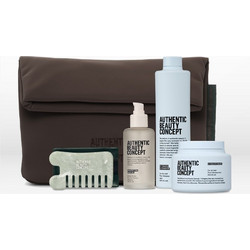 Authentic Beauty Concept Σετ Περιποίησης Μαλλιών Σαμπουάν 300ml + Μάσκα 200ml + Λάδι 100ml + Βούρτσα