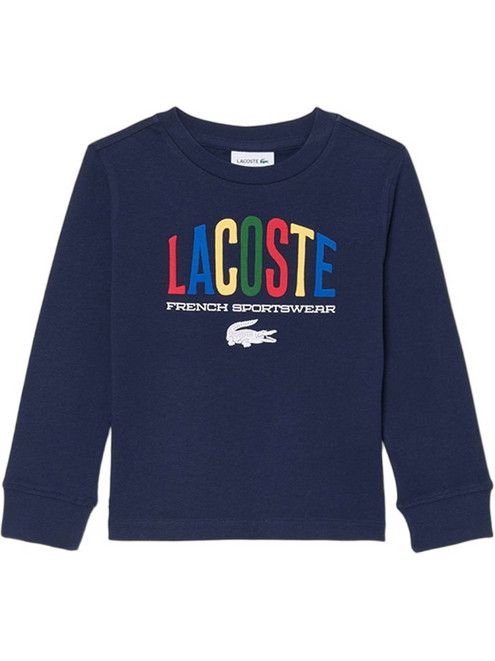 Lacoste Παιδικό T-Shirt Μακρυμάνικο Navy Μπλε 3TJ0998-166