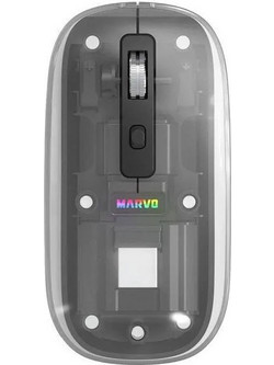 Marvo M810W Ασύρματο Bluetooth Ποντίκι Transparent Black