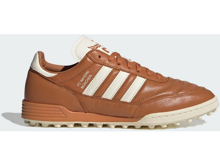 Adidas Mundial Team FCB x MCM TF LC4301 Ποδοσφαιρικά Παπούτσια με Σχάρα Καφέ