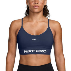 Nike Pro Seamless Αθλητικό Μπουστάκι με Μέτρια Στήριξη Navy Μπλε IR4154-410