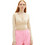Tom Tailor Γυναικείο Χειμερινό Crop Κρουαζέ Top Μπεζ 1036542-31700