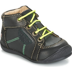 GBB Racine Παιδικά Μποτάκια Μαύρα Δερμάτινα 17H150-41