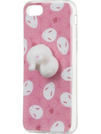 Θήκη iphone 7/8 4D Σιλικόνης Αντί-στρες Squishy Κουνέλι - 4266 - Ροζ - ΟΕΜ