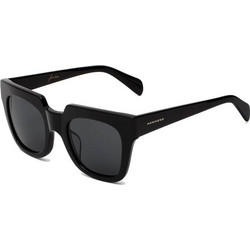 Hawkers Diamond Black Dark Row X Γυαλιά Ηλίου Τετράγωνα Κοκάλινα Μαύρα με Μαύρο Polarized Φακό