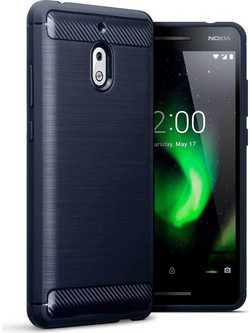 Terrapin Carbon Rugged Armor Case Dark Blue (Nokia 2.1)