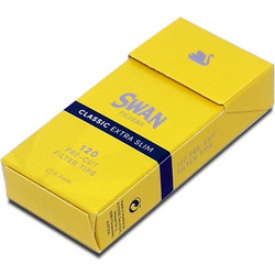 Φιλτράκια Swan Extra Slim Classic filter tips 5,7mm 120 κίτρινα