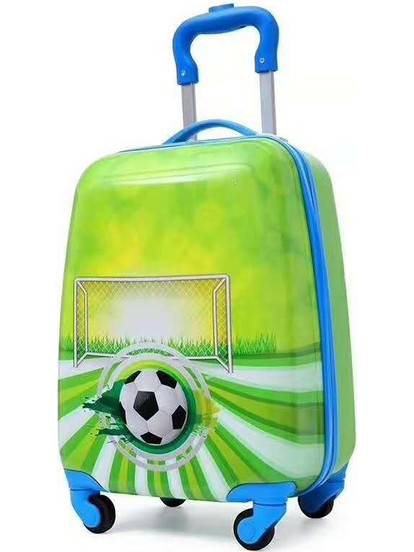 A2S Football Goal Παιδική Βαλίτσα Καμπίνας 45x30x20cm με 4 Ρόδες Πολύχρωμη
