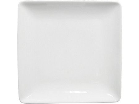 Lukanda Πιάτα Ρηχά Πορσελάνης Τετράγωνα Edge 21x21cm 6τμχ EDGE-FP-29