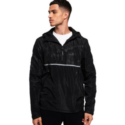 Superdry Bass Core Overhead Cagoule Ανδρικό Μπουφάν Pullover Μαύρο M50100LU-02A