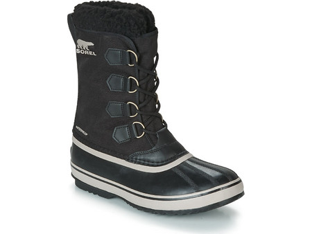 Sorel 1964 Pac Nylon WP Ανδρικές Μπότες Δερμάτινες Μαύρες Αδιάβροχες με Γούνα NM3487-011