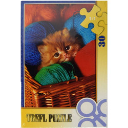 Παιδικό Puzzle Trefl Kitten In Wool 30 Κομμάτια