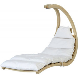 Amazonas Swing Lounger Κρεμαστή Ξαπλώστρα Ξύλινη Μπεζ AZ-2020410