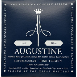 Augustine Imperials Blue Σετ 6 Χορδές Κλασικής Κιθάρας Nylon 29-45" Hard Tension