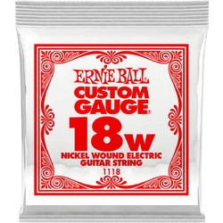 Ernie Ball 1118 Χορδή Ηλεκτρικής Κιθάρας Nickel Plated Steel 18"