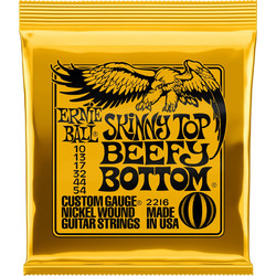 Ernie Ball 2216 Σετ 6 Χορδές Ηλεκτρικής Κιθάρας Nickel Plated Steel 10-54"