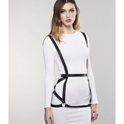Bijoux Indiscrets Maze Arrow Dress Harness Black