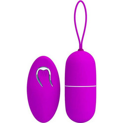 Pretty Love Arvin Δονητής Egg για Ζευγάρια με Τηλεχειριστήριο 8cm Μωβ