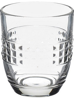 Inart Σετ Ποτήρια Ουίσκι Γυάλινα Διάφανα 310ml 6τμχ 6-60-095-0004