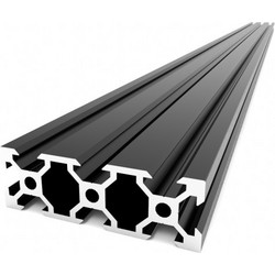 2060 V-Slot Aluminum Profiles Extrusion Frame For CNC Black 30cm